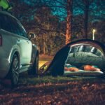 Tent Camping in the Forest